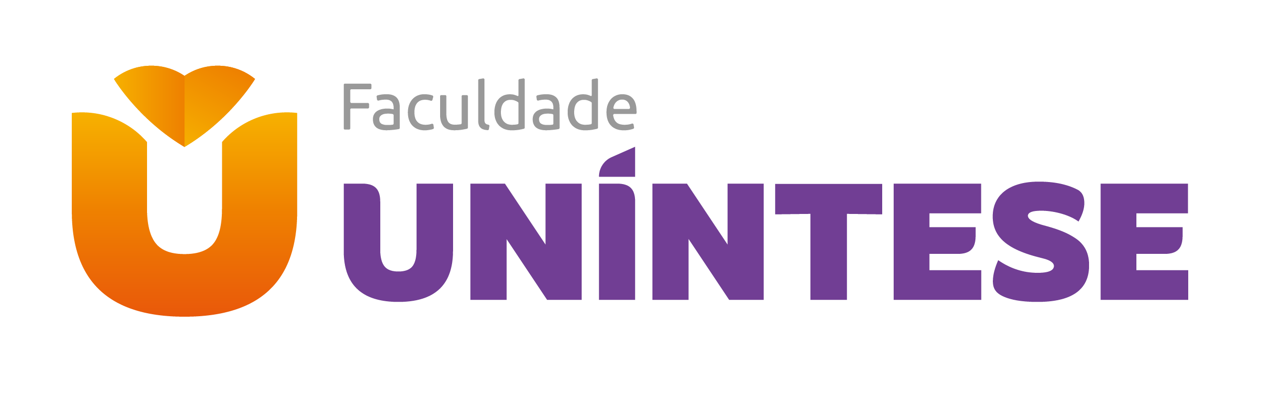 Logo da Faculdade Uníntese em branco