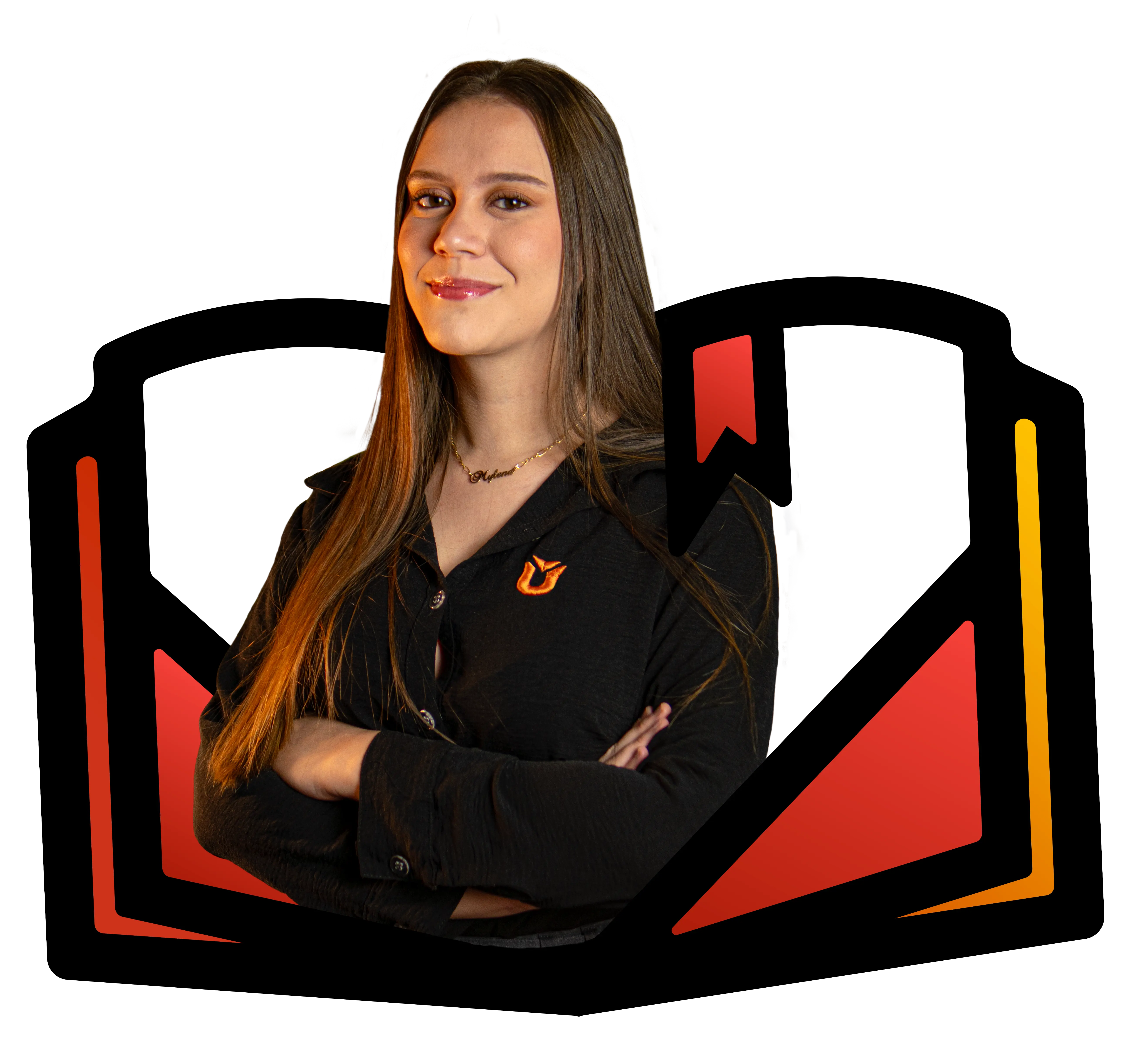 Banner de uma mulher ilustrando a temática do congresso