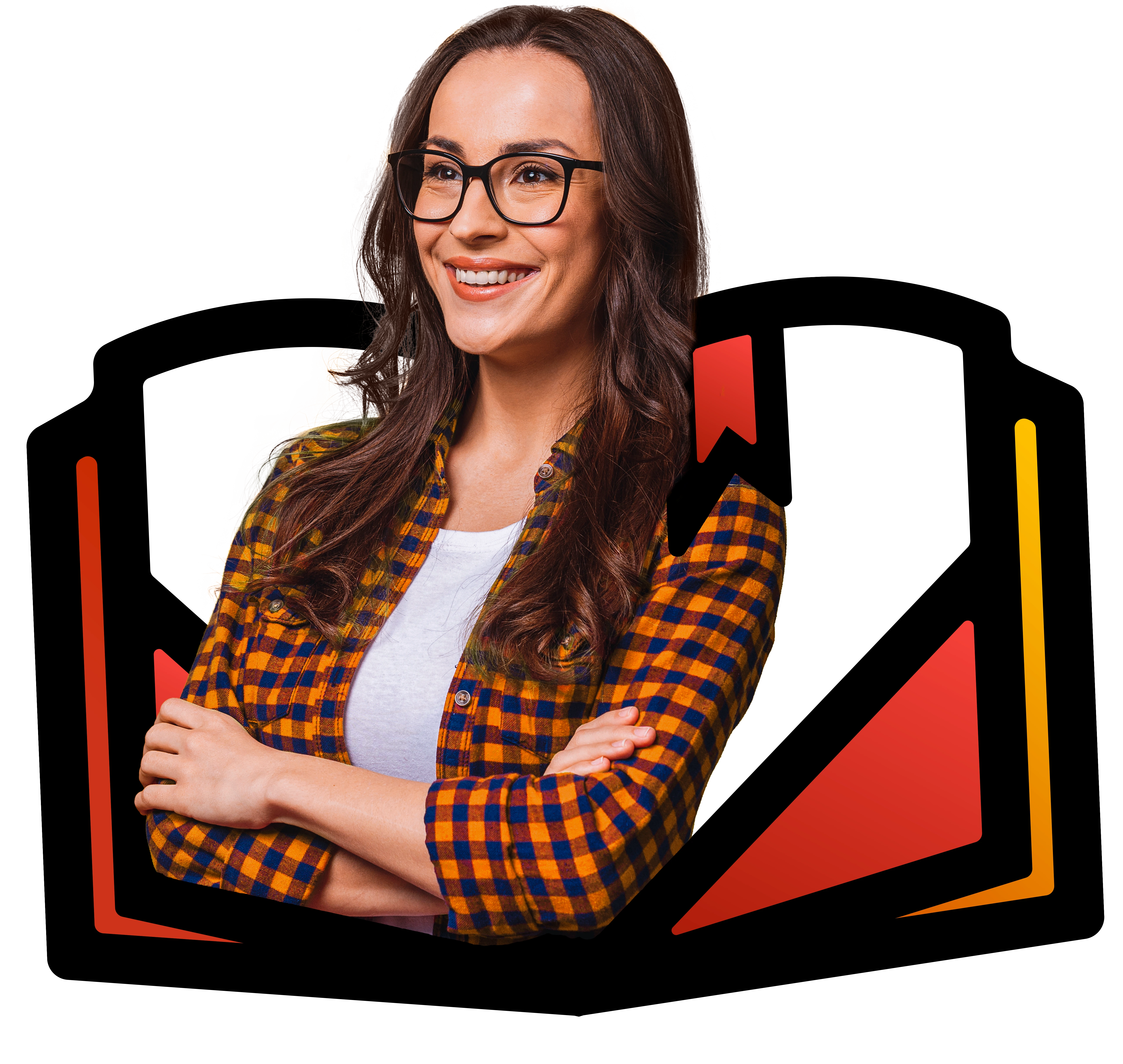 Banner de uma mulher ilustrando a temática do congresso