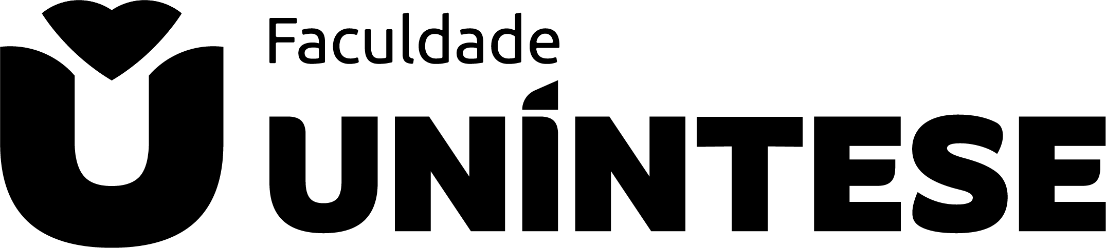 Logo da Faculdade Uníntese em branco