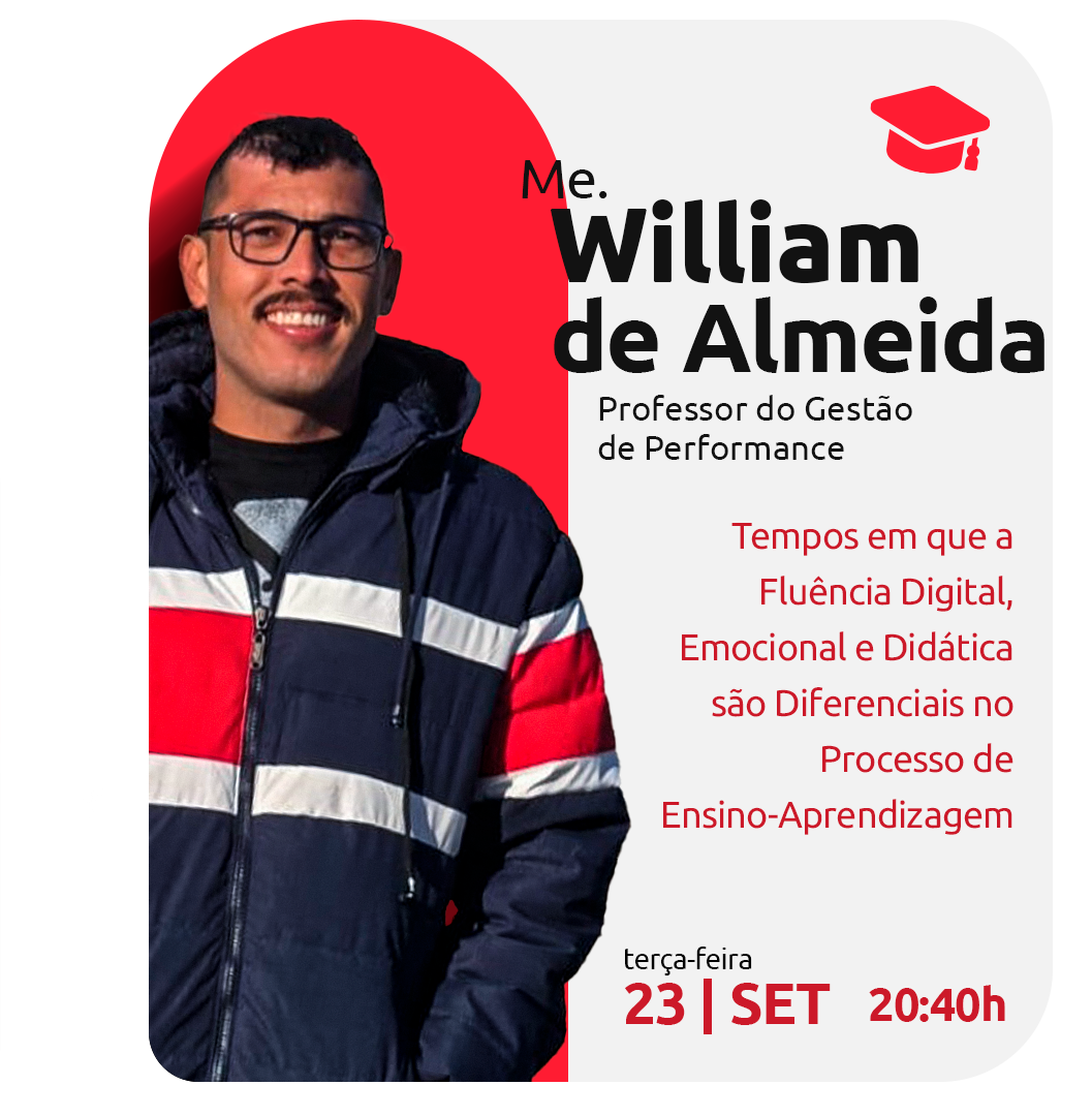 William de Almeida, palestrante convidado do Congresso Uníntese 2025